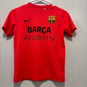 Nike Kids FC Barcelona Barca Academy Dri-FIT Soccer Training Shirt Red Size M